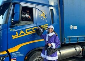 Bescherung fr Trucker im Weihnachtsstress