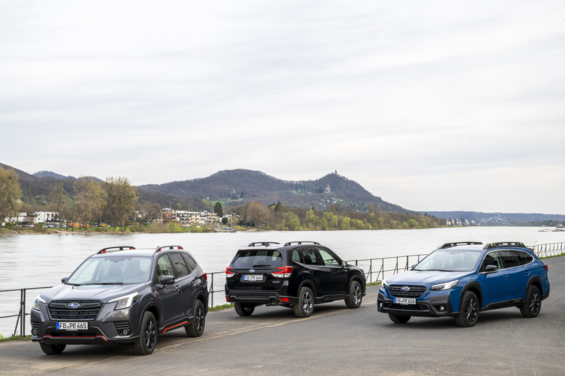 Subaru Forester und Outback   - Sondermodelle mit farblichen Akzenten 