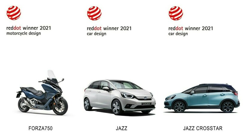 Red Dot Award für Honda Jazz und Forza 750