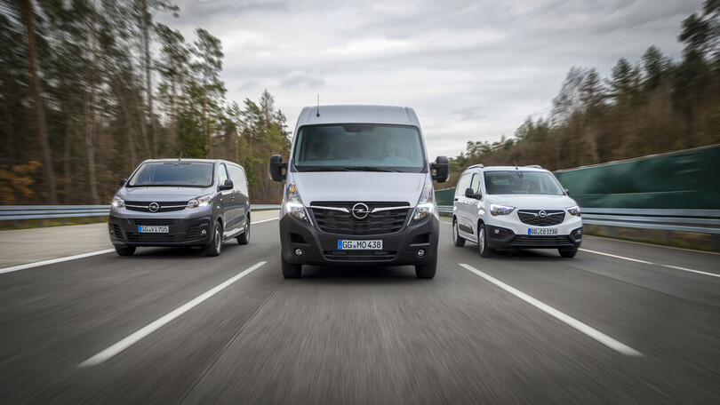 Opel ist mit seinen Nutzfahrzeugen stark unterwegs 