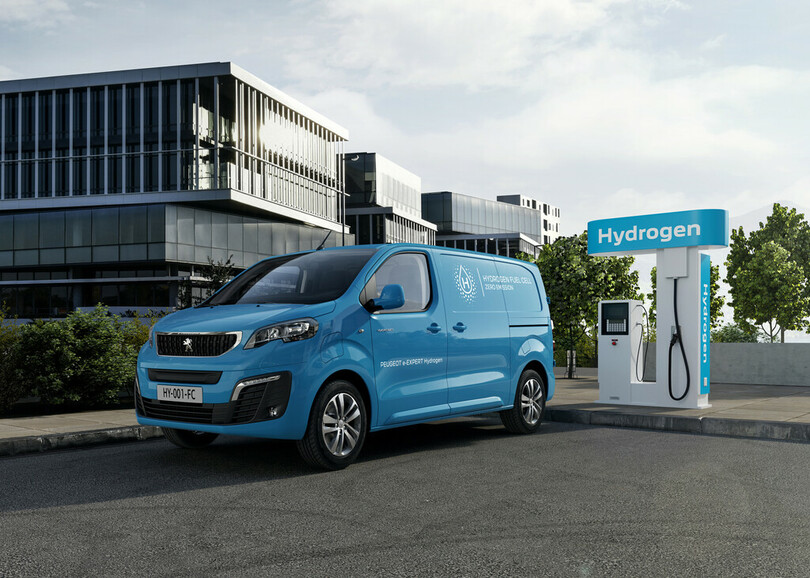 Auch der Peugeot e-Expert kommt als Hydrogen