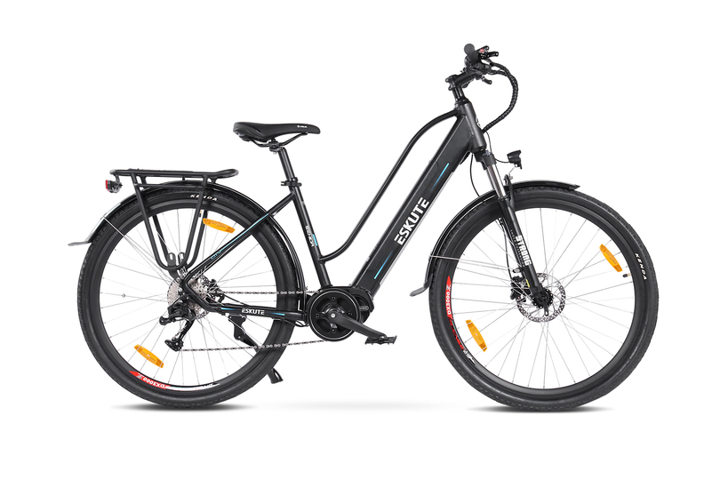 Eskute-E-Bikes: Pro-Version mit Mittelmotor