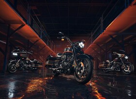 Sportliche Sonderlackierung für Harleys Tourer
