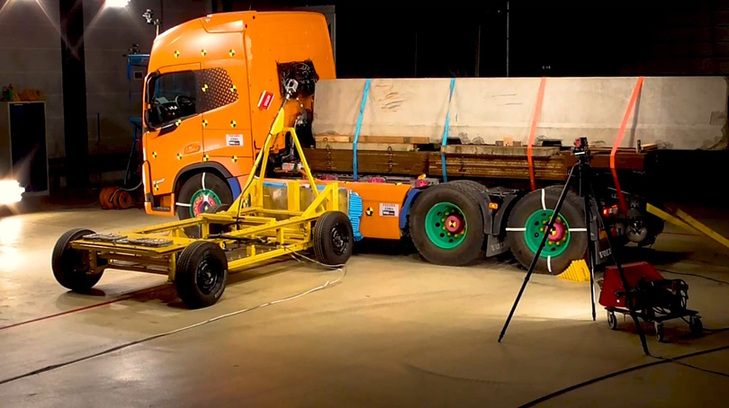 Volvo Trucks FM Electric im Crashtest - Sicher wie ein Diesel-Lkw