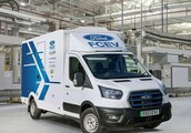 Ford rüstet acht E-Transit auf Brennstoffzelle um