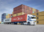 32 Meter langer Elektro-Lkw fährt in Göteborg