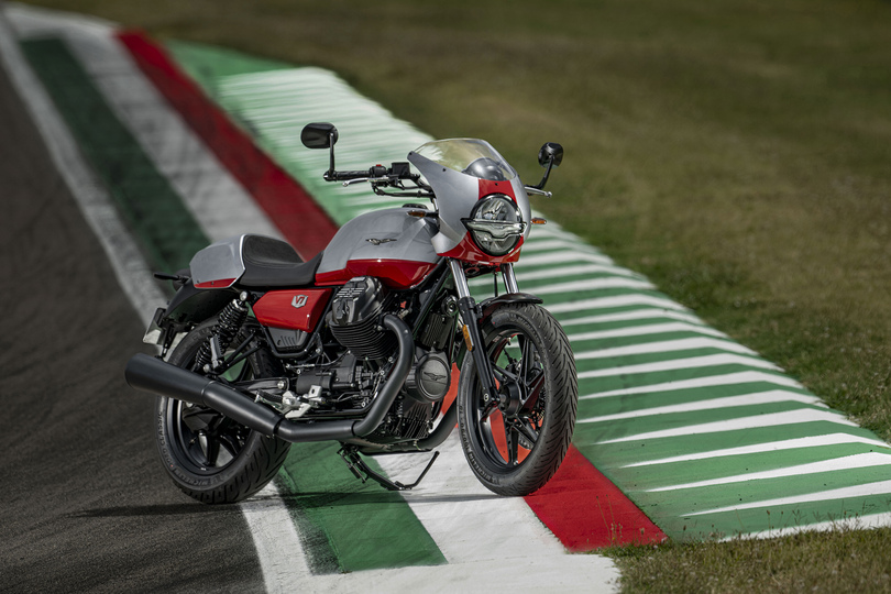 Moto Guzzi V7 Stone Corsa - Optisch schneller