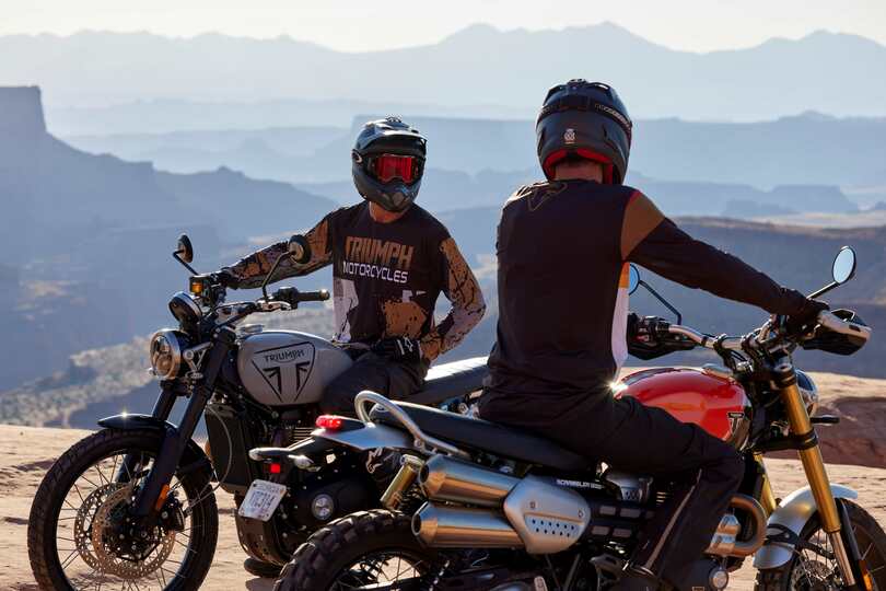 Triumph Scrambler 1200 X und XE - Leicht verfeinert Triumph Scrambler 1200 X und XE - Leicht verfeinert