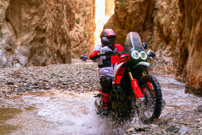 Die Ducati Desert X überwindet noch mehr Hindernisse