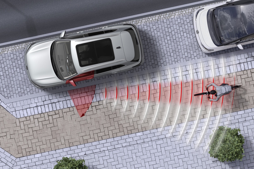 VW führt Ausstiegswarnung ein - Mehr Schutz für Radfahrer
