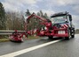 Unimog mit Wasserstoffmotor unterwegs