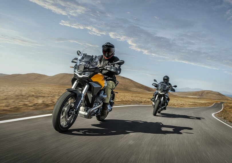 Moto Guzzi Stelvio fährt mit Radar-Assistenz Moto Guzzi Stelvio fährt mit Radar-Assistenz