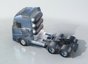 Volvo Trucks will Wasserstoff verbrennen