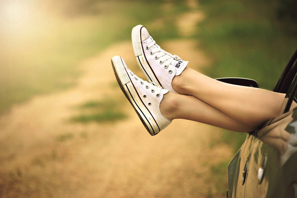 Auch im Sommer mit festem Schuhwerk am Steuer