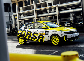 Opel Corsa Rally Electric im Look der Gamescom