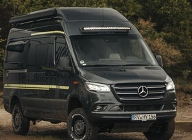 Hymer Allrad-Modelle   - Sensibel beim Wasser 