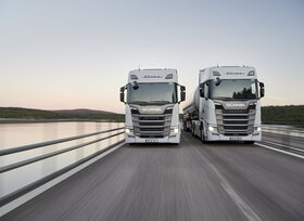 Lkw-Parkplatzmangel - KI-Ampel hilft bei der Suche
