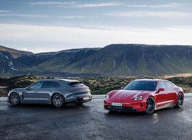 Drei neue Porsche Taycan