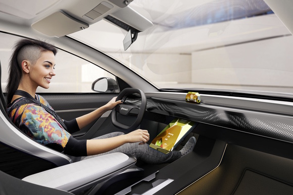 Continental zeigt Emotional Cockpit - Kristall-Displays mit Aurora-Effekt