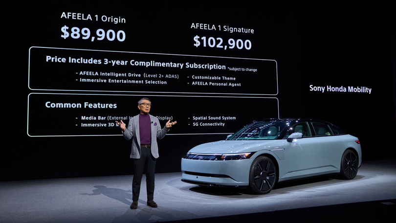 Afeela 1  - Startschuss für Sony-Honda-EV