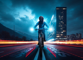 Fahrradlicht „Bikelight“  - Mit Laser-Schutzzone 