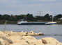 Güterverkehr per Binnenschiff - Dümpeln auf Tiefstand