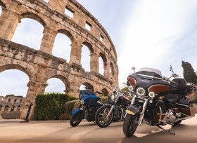 Die Harley-Gemeinschaft trifft sich in Kroatien