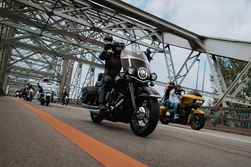 Drei Tage lang stand Dresden im Zeichen von Harley-Davidson