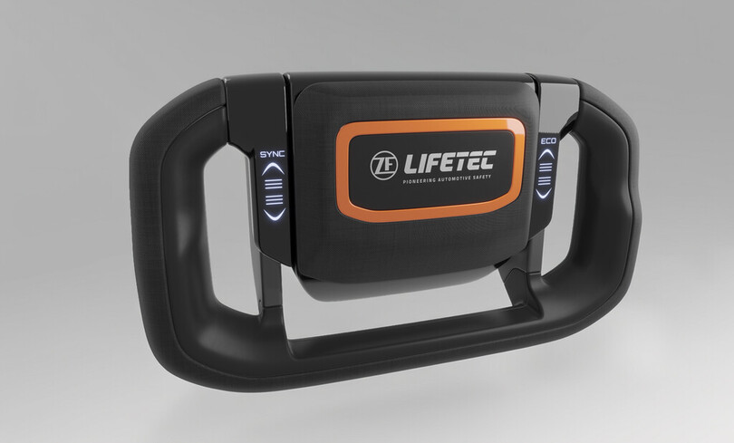 ZF Lifetec klappt den Lenkradkranz ein